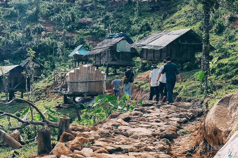 Từ ngày cây cầu bê tông bắc qua suối Tak Pang hoàn thành, đường vào đồng cỏ trở nên dễ đi hơn, ô tô nhỏ có thể tới tận bìa rừng.