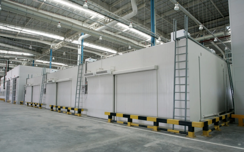 Hệ thống kho lạnh bảo quản sữa - Ảnh minh họa