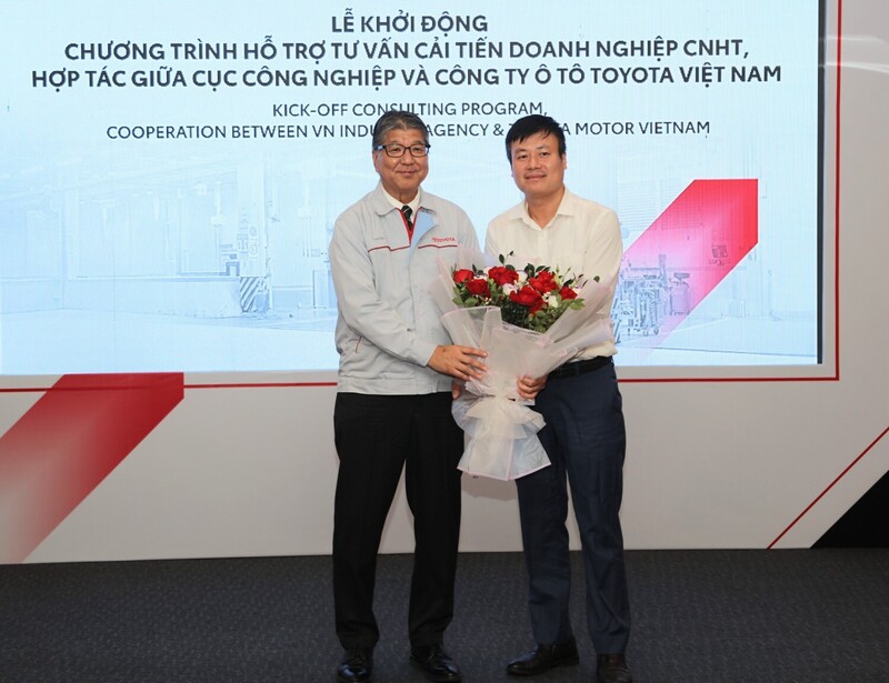 Toyota tiếp tục khởi động “Chương trình hỗ trợ, tư vấn cải tiến doanh nghiệp công nghiệp hỗ trợ”. Ảnh: Đức Hiền