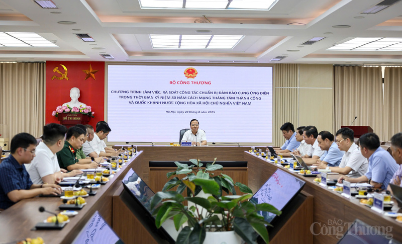 Thứ trưởng Nguyễn Hoàng Long chủ trì buổi làm việc. Ảnh: Nguyễn Nam