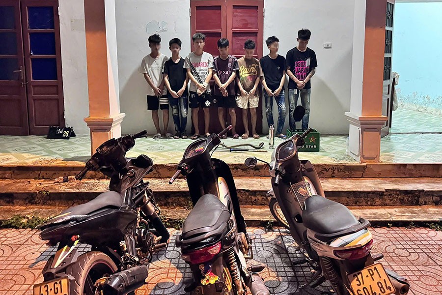 Các đối tượng tượng gây rối trật tự công cộng bị bắt giữ