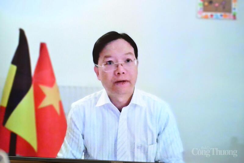 Ông Trần Ngọc Quân, tham tán thương mại tại Bỉ và EU. Ảnh: Cấn Dũng