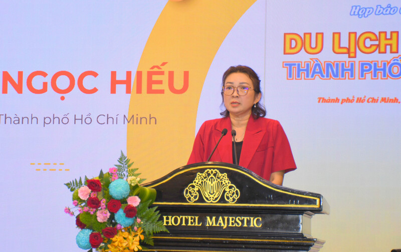 Bà Bùi Thị Ngọc Hiếu - Phó Giám đốc Sở Du lịch TP. Hồ Chí Minh. Ảnh: Minh Khuê.