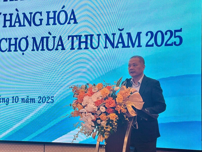 Ông Nguyễn Anh Sơn, Cục trưởng Cục Xuất nhập khẩu (Bộ Công Thương) phát biểu tại hội thảo