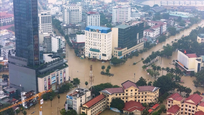 Khu vực ngã 6, trung tâm thành phố Huế. Ảnh: VGP/Lê Hoàng