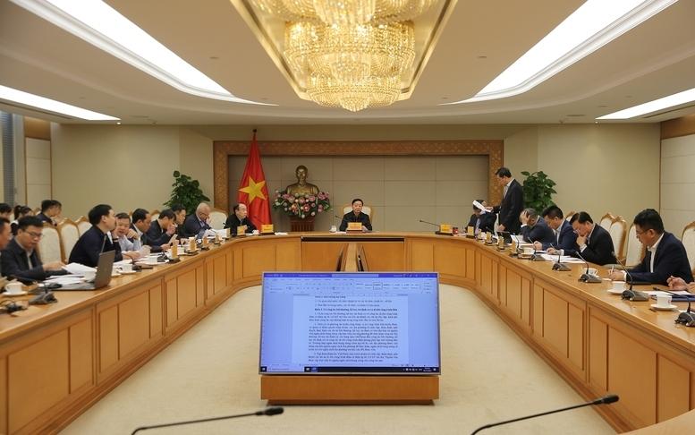 Phó Thủ tướng Trần Hồng Hà chủ trì cuộc họp - Ảnh: VGP/Minh Khôi