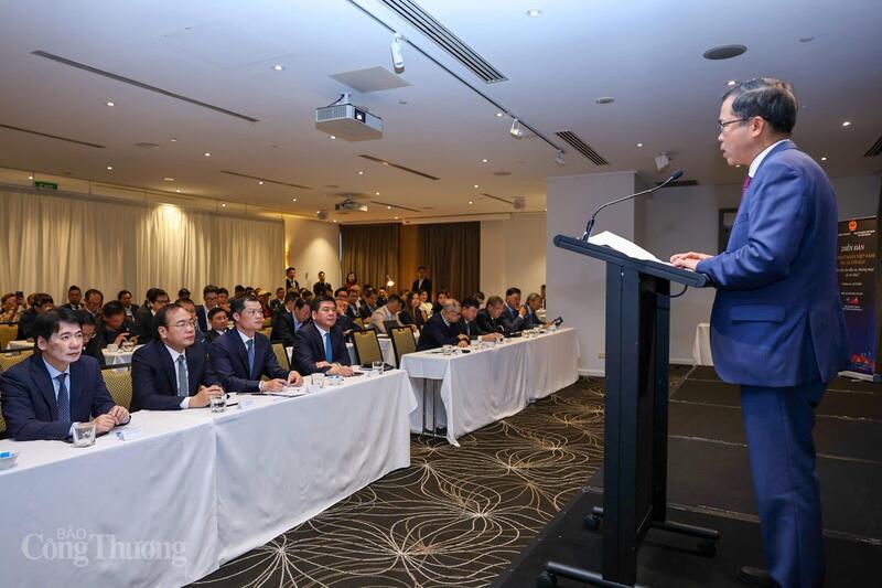 Quang cảnh Diễn đàn Doanh nhân Việt Nam tại Australia. Ảnh: Nguyên Minh