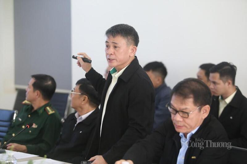 Ông Trần Bảo Sơn, Phó Tổng Giám đốc THACO, Tổng Giám đốc THACO AGRI nêu kiến nghị tại buổi làm việc với tỉnh Gia Lai. Ảnh: Hiền Mai