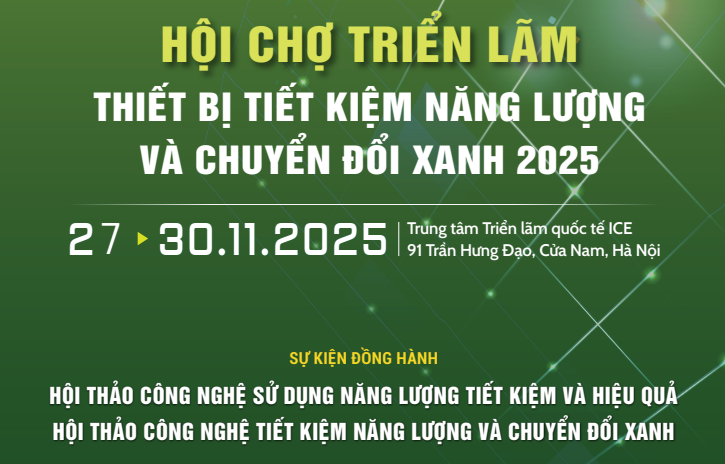 Hội chợ, Triển lãm Thiết bị tiết kiệm năng lượng và chuyển đổi xanh 2025 - 1