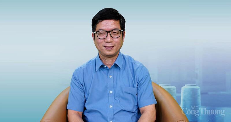 Ông Hoàng Xuân Hiệp - Hiệu trưởng Trường Đại học Công nghiệp và Thương mại Hà Nội. Ảnh: Quốc Chuyển