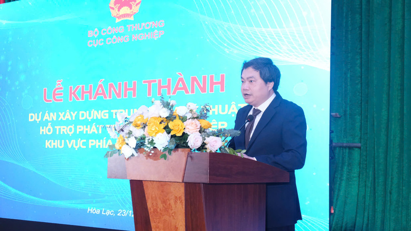 Ông Trần Việt Hòa, Cục trưởng Cục Công nghiệp phát biểu