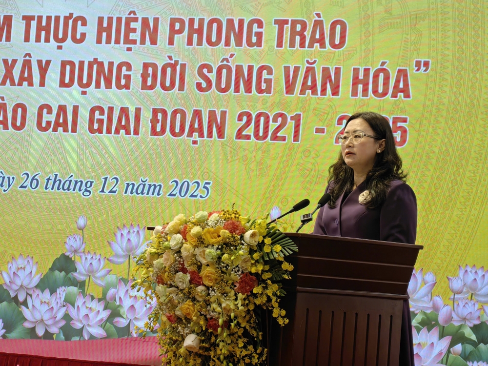 Lào Cai: Phong trào“Toàn dân đoàn kết xây dựng đời sống văn hóa” đi vào chiều sâu, toàn diện
