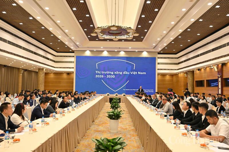 Hội nghị tổng kết công tác điều hành, cung ứng xăng dầu năm 2025 và triển khai kế hoạch năm 2026 (Ảnh: Cấn Dũng)