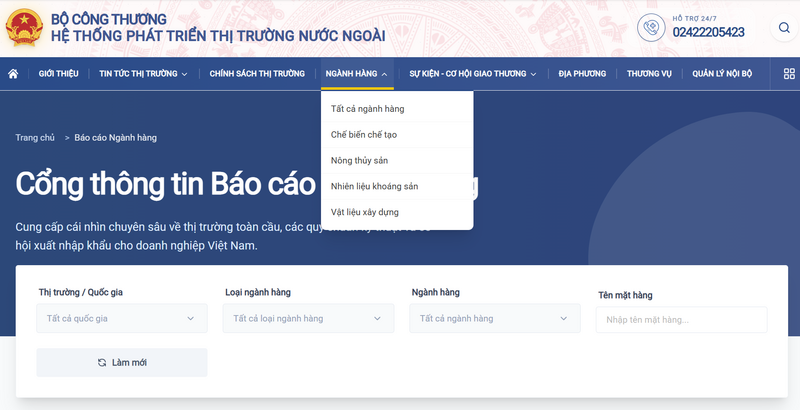 Giao diện Nền tảng được thiết kế hết sức gọn gàng, chiến lược, phân tách thành 8 chuyên mục chính.