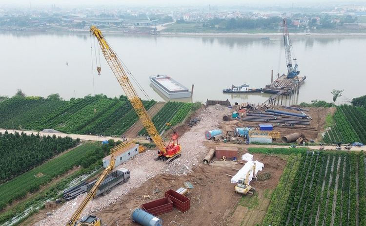 Thành phố Hà Nội sẽ tăng cường công tác kiểm tra, xử lý vi phạm trong quản lý khai thác khoáng sản làm vật liệu xây dựng. Ảnh minh hoạ