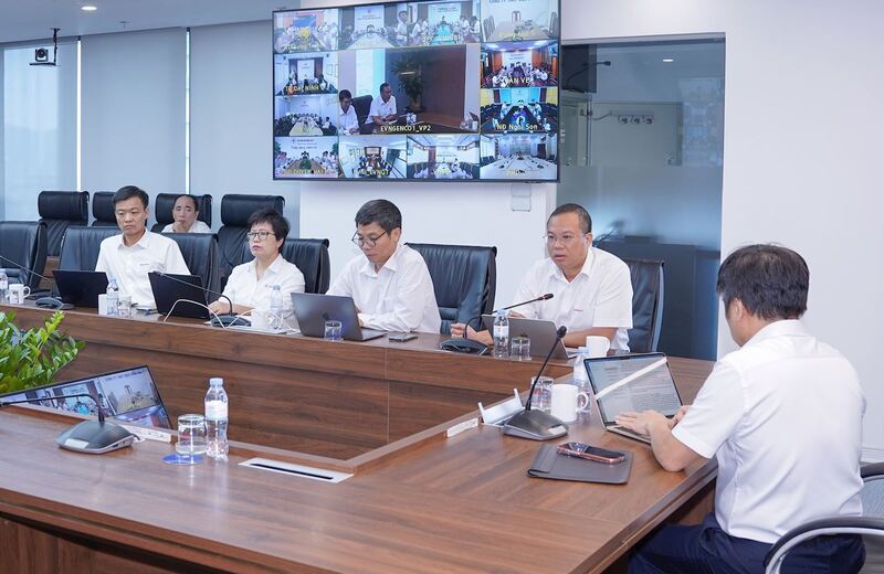 Tổng Giám đốc EVNGENCO1 Lê Hải Đăng phát biểu tại Phiên họp thứ nhất năm 2026 của Ban Chỉ đạo
