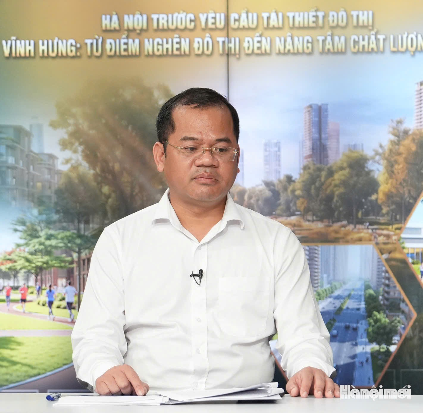 Ông Ngô Mạnh Cường, Phó Chủ tịch UBND phường Vĩnh Hưng, thành phố Hà Nội. Ảnh: Ngọc Tú
