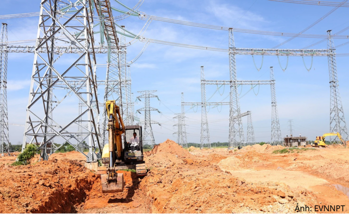 Dự án Trạm biến áp 500kV Củ Chi đang được các đơn vị tham gia dự án nỗ lực đẩy nhanh tiến độ thi công.